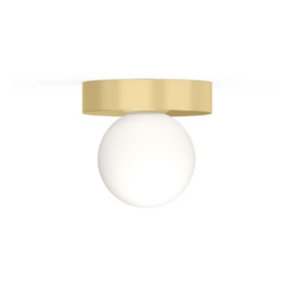 Pablo Lighting Bola Sphere LED Wall / Flushmount Light - Color: White - Si