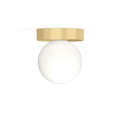 Pablo Lighting Bola Sphere LED Wall / Flushmount Light - Color: White - Si