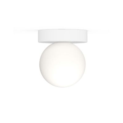 Pablo Lighting Bola Sphere LED Wall / Flushmount Light - Color: White - Si