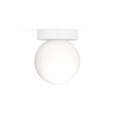 Pablo Lighting Bola Sphere LED Wall / Flushmount Light - Color: White - Si