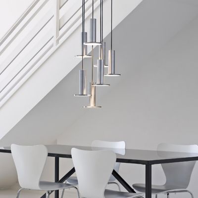 Pablo Lighting Cielo LED Multi-Light Pendant Light - Color: Metallics - Siz