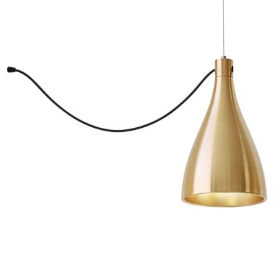 Pablo Lighting Swell String Single Pendant Light - Color: Brass - Size: Nar