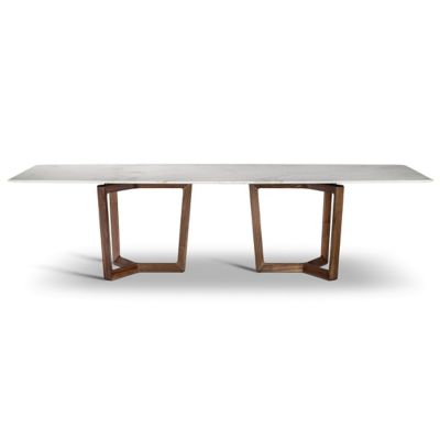 Poltrona Frau Bolero Dining Table - Color: White - 5566619*arabescatosemilucido