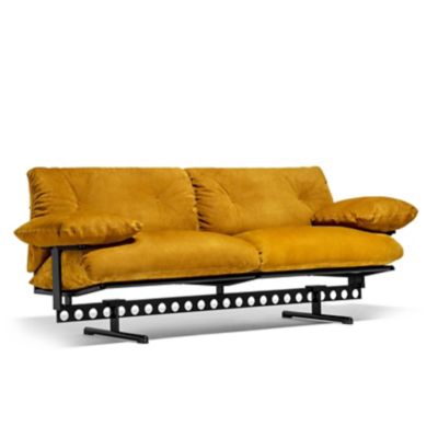 Poltrona Frau Ouverture 2 Seater Sofa - Color: Yellow - 5160211*velvetysaffron