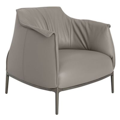 Poltrona Frau Archibald Armchair - Color: Grey - 5506111*sc26topo