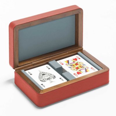 Giobagnara x Poltrona Frau Deck of Cards, Set of 2 in Red