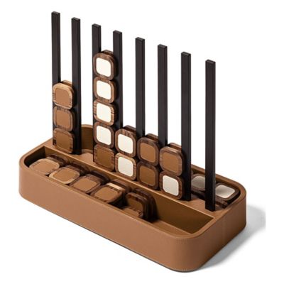 Poltrona Frau Connect 4 Game in Brown
