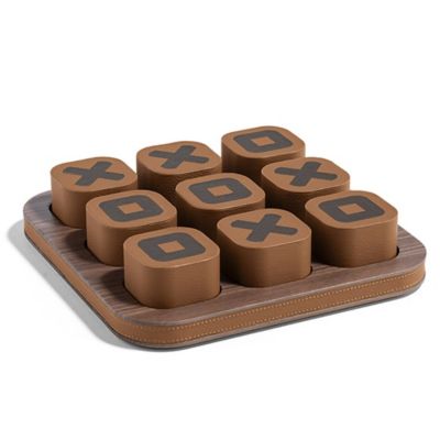 Poltrona Frau Tic Tac Toe Game in Brown