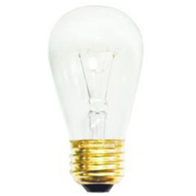 11W 130V S14 E26 Clear Bulb 4 Pack by Bulbrite 701111 IG