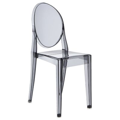 Kartell Victoria Ghost Chair Set of 2 - Color: Grey - G4857/P9