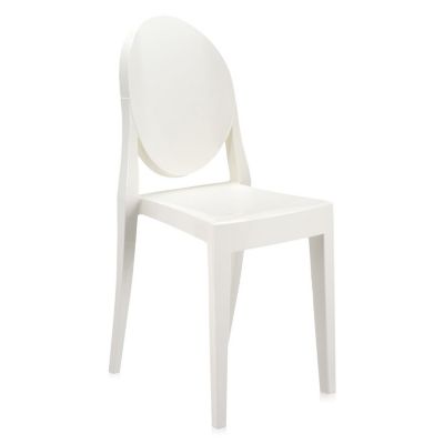 Kartell Victoria Ghost Chair Set of 2 - Color: White - G4857/E5