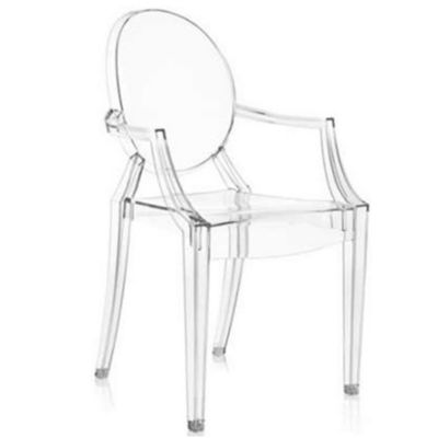 Kartell Louis Ghost Chair Set of 2 - Color: Clear - G4852/B4