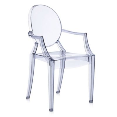 Kartell Louis Ghost Chair Set of 2 - Color: Blue - G4852/J5