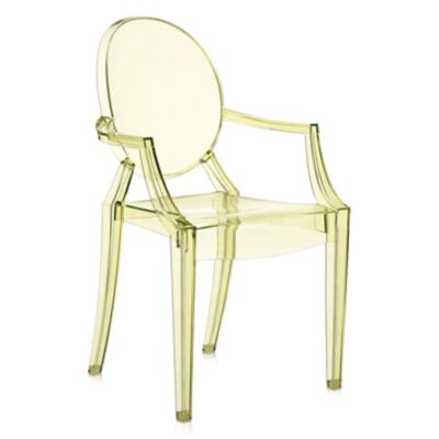 Kartell Louis Ghost Chair Set of 2 - Color: Yellow - G4852/J2