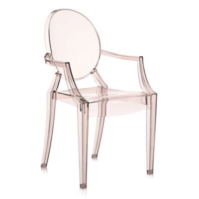 Kartell Louis Ghost Chair Set of 2 - Color: Orange - G4852/J3