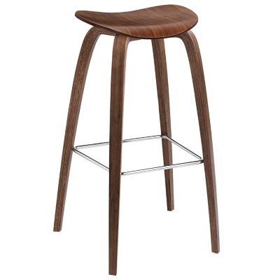 2D Dining Stool Wood Base