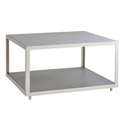 Cane-line Level Square Coffee Table with Ceramic Tiles Top - Color: Grey - 