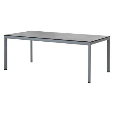 Cane-line Drop Outdoor Dining Table - Color: Black - 50406AI | P200X100COB