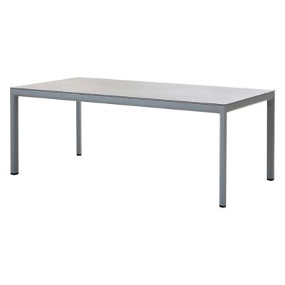 Cane-line Drop Outdoor Dining Table - Color: Grey - 50406AI | P200X100COG