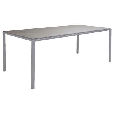 Cane-line Pure Outdoor Dining Table - Color: Grey - 5085AI | P200X100CB