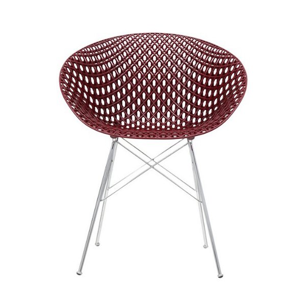 Kartell Smatrik Chair - Set of 2 - Color: Purple - 5834/BP