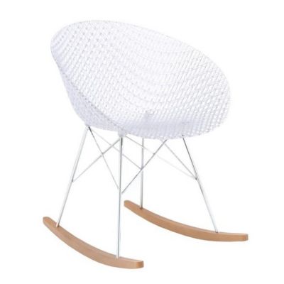 Kartell Smatrik Rocking Chair - Set of 2 - Color: Clear - 5835/B4
