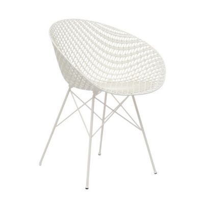 Kartell Smatrik Outdoor Chair - Set of 2 - Color: White - 5836/03
