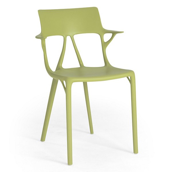 G1982357 Kartell A.I. Side Chair - Set of 2 - Color: Green  sku G1982357