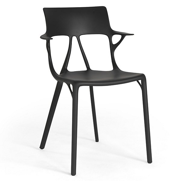 Kartell A.I. Side Chair - Set of 2 - Color: Black - 5886/NE