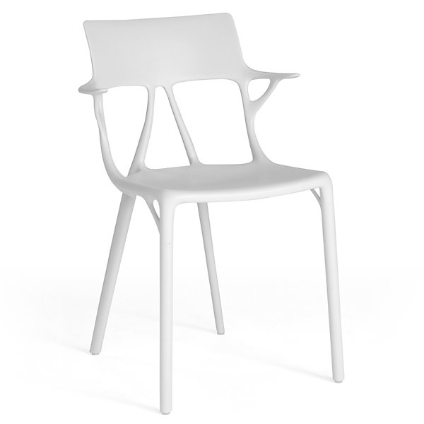 G1982360 Kartell A.I. Side Chair - Set of 2 - Color: White  sku G1982360