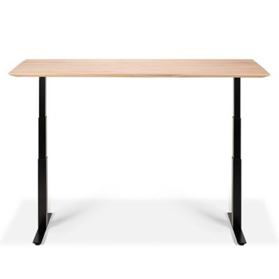 Ethnicraft Oak Bok Adjustable Desk - Color: Black - 10159218 | 10151521