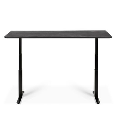 Ethnicraft Oak Bok Adjustable Desk - Color: Black - 10159218 | 10151520