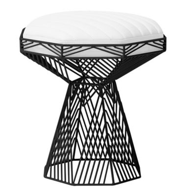 Bend Goods Switch Stool/Side Table - Color: White - SWITCHBASEBLK | SWITCHP