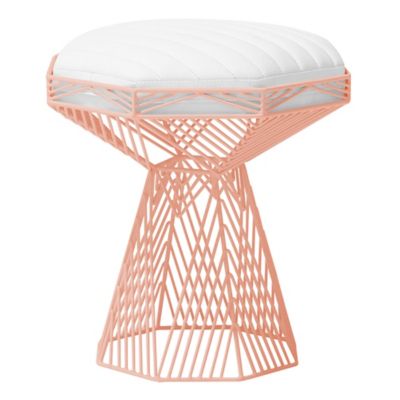 Bend Goods Switch Stool/Side Table - Color: White - SWITCHBASEPNK | SWITCHP