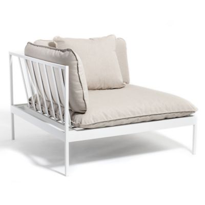 Skargaarden Bönan Lounge End/Corner Chair - Color: Grey - BONLECC-LGS | BO