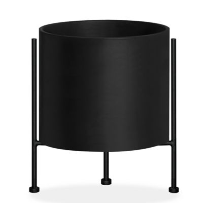 Monstruosus Model One Planter with Stand - Color: Black - 100130917 | 10018