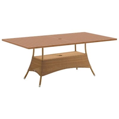 Cane-line Lansing Dining Table - Color: Brown - 5056LU | P180X100T