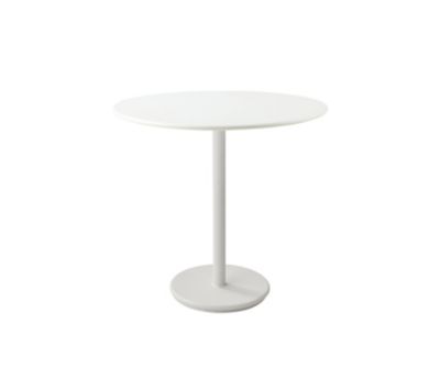 Cane-line Go Cafe Outdoor Table - Color: White - P065AW | 5042AW