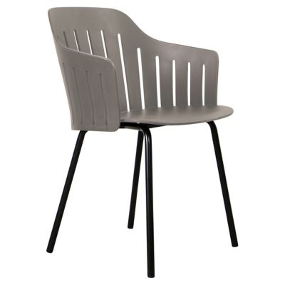 Cane-line Choice Indoor Dining Chair, Steel Legs - Color: Grey - 74501SS | 