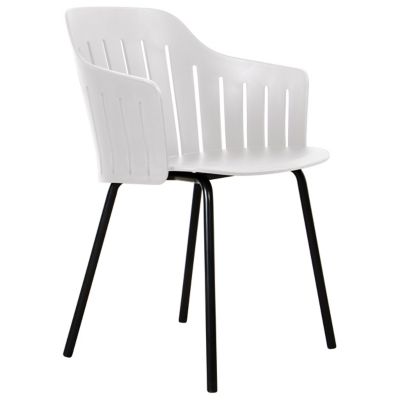 Cane-line Choice Indoor Dining Chair, Steel Legs - Color: White - 74501SS |