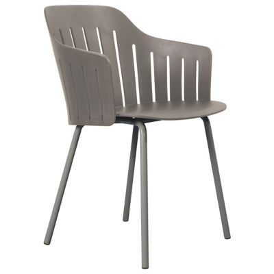 Cane-line Choice Indoor Dining Chair, Steel Legs - Color: Grey - 74501ST | 