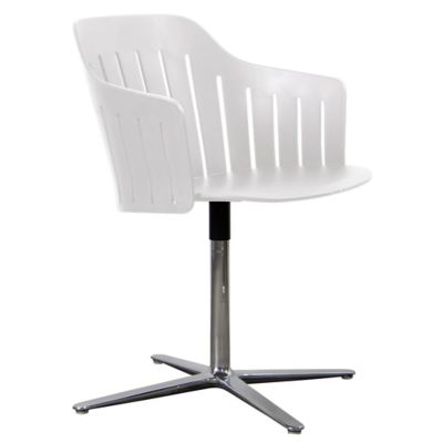 Cane-line Choice Indoor Chair, Swivel Base - Color: White - 54500PPW | 7450
