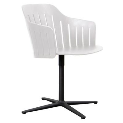 Cane-line Choice Indoor Chair, Swivel Base - Color: White - 54500PPW | 7450