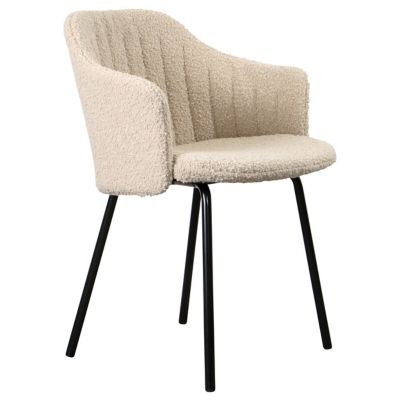 Cane-line Choice Indoor Chair with Seat/Back Covers, Steel Base in Brown