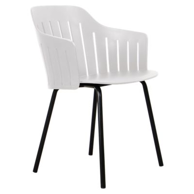 Cane-line Choice Outdoor Chair, Steel Base - Color: White - 54500PPW | 5450