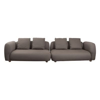 Cane-line Capture 4 Seater Outdoor Sofa - Color: Beige - 55402AITT | 55401A