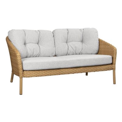 G2414182 Cane-line Ocean 2 Seater Outdoor Sofa - Color: Bro sku G2414182