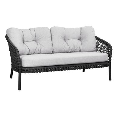 Cane-line Ocean 2 Seater Outdoor Sofa - Color: Grey - 5536RODG | 5536Y115