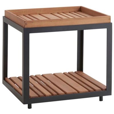 Cane-line Level Outdoor Square Coffee Table - Color: Brown - P5007TII | 500