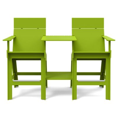 Loll Designs Lollygagger Hi-rise Chair Set with Square Bridge - Color: Gree